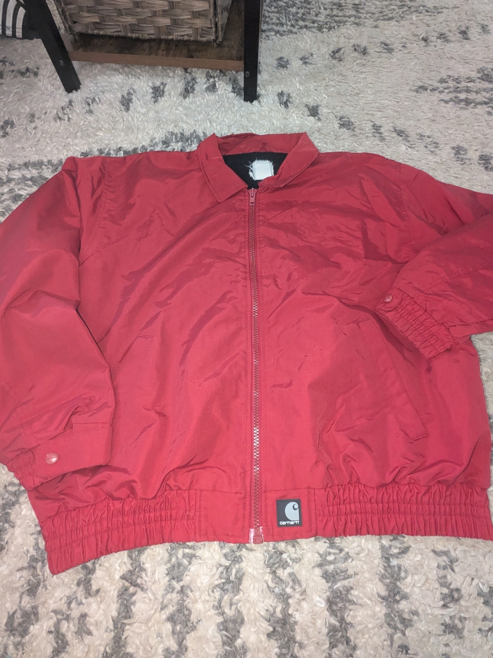 Carhartt Red Men's Lightweight Zip Jacket